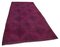 Orientalischer pinkfarbener handgewebter Vintage Kilim Teppich aus Wolle 2