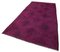 Pink Oriental Handmade Wool Vintage Kilim Carpet 3