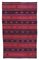 Alfombra Kilim oriental oriental de lana anudada a mano, Imagen 1