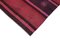 Pink Oriental Hand Knotted Wool Vintage Kilim Carpet, Image 4