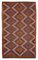 Multicolor Anatolian Handmade Wool Vintage Kilim Carpet, Image 1