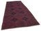 Red Turkish Hand Knotted Wool Vintage Kilim Carpet, Image 2