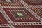 Alfombra Kilim Oriental oriental de lana multicolor tejida a mano, Imagen 5