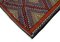 Multicolor Turkish Hand Knotted Wool Vintage Kilim Carpet 4
