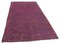 Pink Anatolian Hand Knotted Wool Vintage Kilim Carpet 2