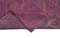 Pink Anatolian Hand Knotted Wool Vintage Kilim Carpet 6