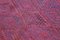 Pink Anatolian Hand Knotted Wool Vintage Kilim Carpet 5