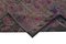 Purple Oriental Hand Knotted Wool Vintage Kilim Carpet 6