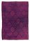 Pink Anatolian Hand Knotted Wool Vintage Kilim Carpet, Image 1