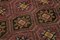Orange Turkish Handmade Wool Vintage Kilim Carpet, Image 5