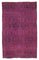 Handgefertigter rosa anatolischer Vintage Kilim Teppich aus Wolle 1