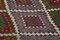 Multicolor Turkish Hand Knotted Wool Vintage Kilim Carpet 5