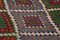 Multicolor Turkish Hand Knotted Wool Vintage Kilim Carpet, Image 5