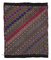 Alfombra Kilim Oriental oriental de lana multicolor hecha a mano, Imagen 1