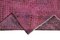 Handgefertigter rosa anatolischer Vintage Kilim Teppich aus Wolle 6