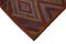 Multicolor Oriental Hand Knotted Wool Vintage Kilim Carpet 4