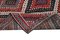 Multicolor Anatolian Handmade Wool Vintage Kilim Carpet 6