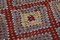 Multicolor Anatolian Hand Knotted Wool Vintage Kilim Carpet 5