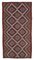 Multicolor Anatolian Hand Knotted Wool Vintage Kilim Carpet 1