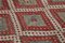 Multicolor Anatolian Handmade Wool Vintage Kilim Carpet 5