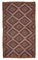 Anatolischer Handgefertigter Vintage Kelim Teppich aus Wolle 1
