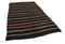 Brauner Handgeknüpfter Handgeknüpfter Vintage Kelim Teppich aus Stammeswolle 2
