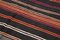 Brauner Handgeknüpfter Handgeknüpfter Vintage Kelim Teppich aus Stammeswolle 5