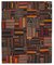 Alfombra Kilim Oriental decorativa vintage hecha a mano de lana tribal, Imagen 1