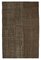 Oriental Brown Handmade Tribal Wool Vintage Kilim Carpet, Image 1
