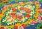 Brown Floral Handmade Tribal Vintage Kilim Carpet 5