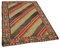 Tappeto Kilim vintage marrone orientale in lana annodato a mano, Immagine 2