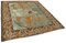 Tapis Kilim Vintage en Laine Marron Rose Rose 2