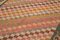 Brown Bessarabian Handmade Tribal Vintage Kilim Carpet 5