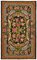 Black Tapestry Hand Knotted Wool Vintage Kilim Carpet 1