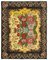 Brown Romanian Handwoven Tribal Vintage Kilim Carpet 1