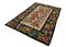 Tappeto Kilim vintage tribale Bessarabio fatto a mano nero, Immagine 2