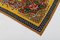 Yellow Vintage Hand Knotted Wool Rose Kilim Carpet 4