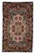 Black Oriental Hand Knotted Wool Vintage Kilim Carpet 1