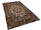 Black Oriental Hand Knotted Wool Vintage Kilim Carpet 3