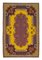 Red Bessarabian Handmade Tribal Vintage Kilim Carpet 1