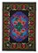 Black Bessarabian Handmade Tribal Vintage Kilim Carpet 1