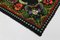 Black Bessarabian Handmade Tribal Vintage Kilim Carpet 4