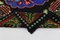Black Bessarabian Handmade Tribal Vintage Kilim Carpet, Image 5