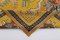 Yellow Tapestry Hand Knotted Wool Vintage Kilim Carpet 5