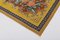 Yellow Tapestry Hand Knotted Wool Vintage Kilim Carpet 4