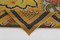 Yellow Floral Handmade Tribal Vintage Kilim Carpet 5