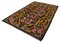 Black Moldovian Handmade Tribal Vintage Kilim Carpet 2