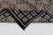 Black Tapestry Hand Knotted Vintage Runner Kilim Carpet 5