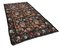 Black Oriental Hand Knotted Vintage Runner Kilim Carpet, Image 3