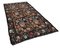 Tapis Kilim Vintage Noué à la Main Noir, Turquie 3